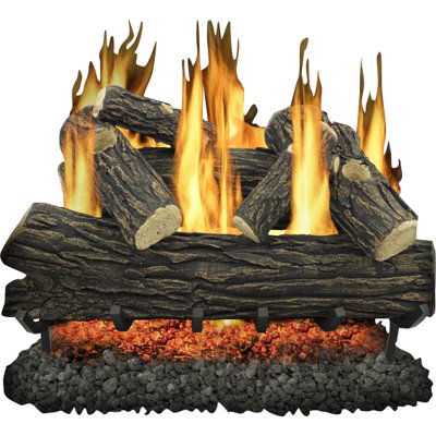 Regal Flame 18 Ethanol Fireplace Grate Log Set With Burner Insert