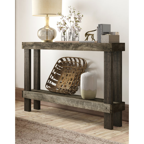 Best Choices Dunlap Solid Wood Console Table by Union Rustic