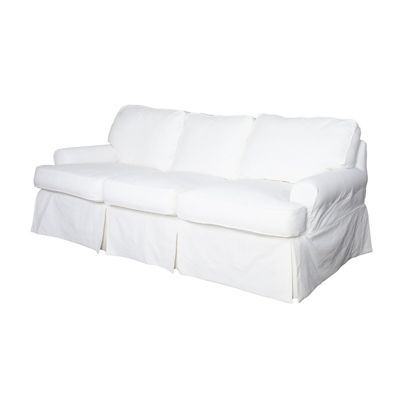 Beachcrest Home Rundle T Cushion Sofa Slipcover Reviews Wayfair