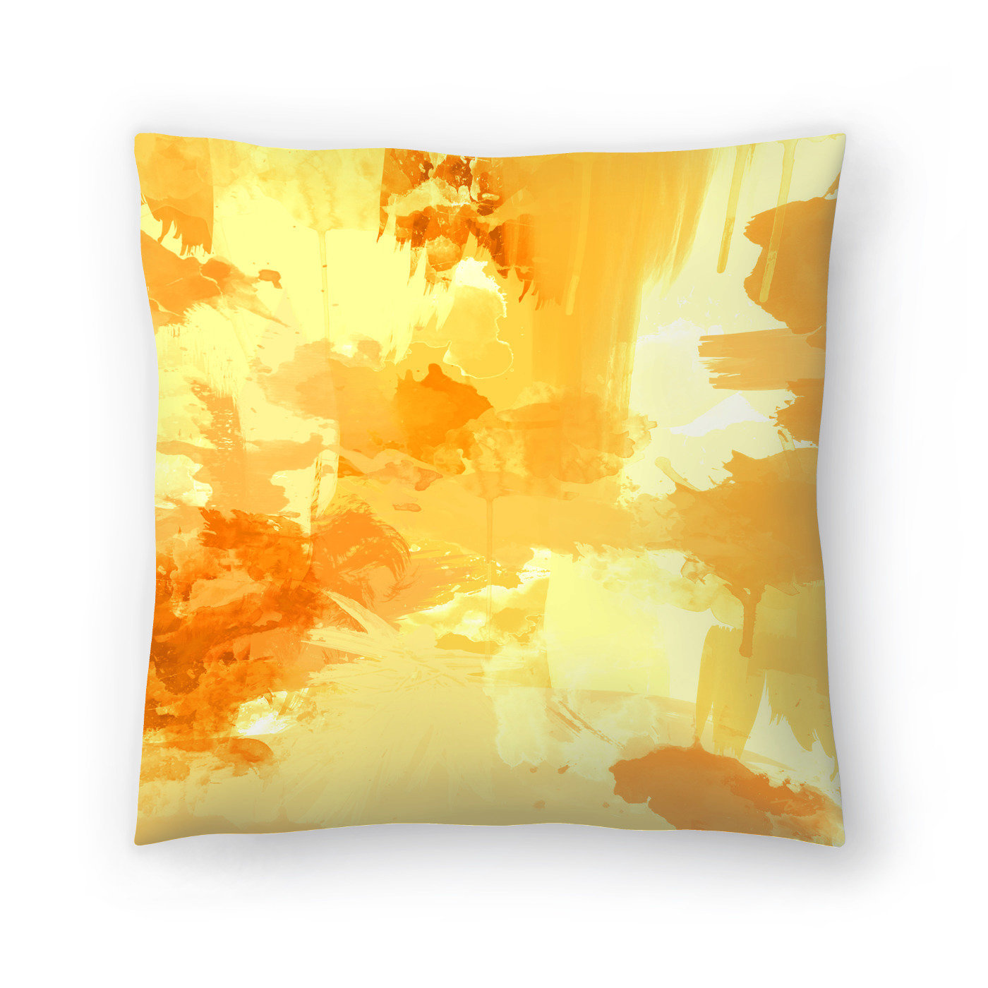 East Urban Home Pop Yellow Throw Pillow Wayfair Pop Yellow Throw Pillow