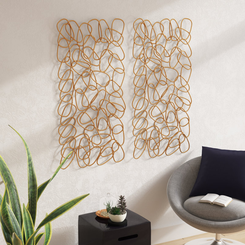 Brayden Studio Contemporary Iron Wall Decor Reviews Wayfair