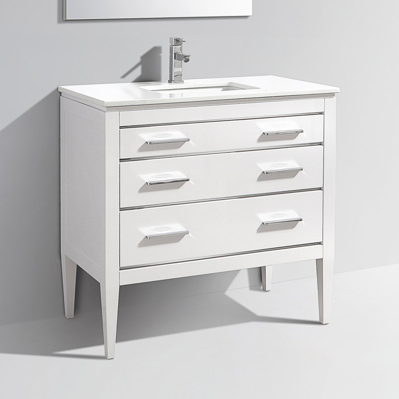 Kube Bath Eiffel 36'' Single Bathroom Vanity Set & Reviews Wayfair