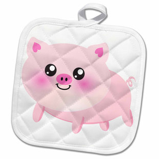 Farm Animals Nursery Wayfair Cute Hy Pig Cartoon Kawaii Farm Animal Nursery Kids Child Porker Pork Bacon Ham Pot Holder