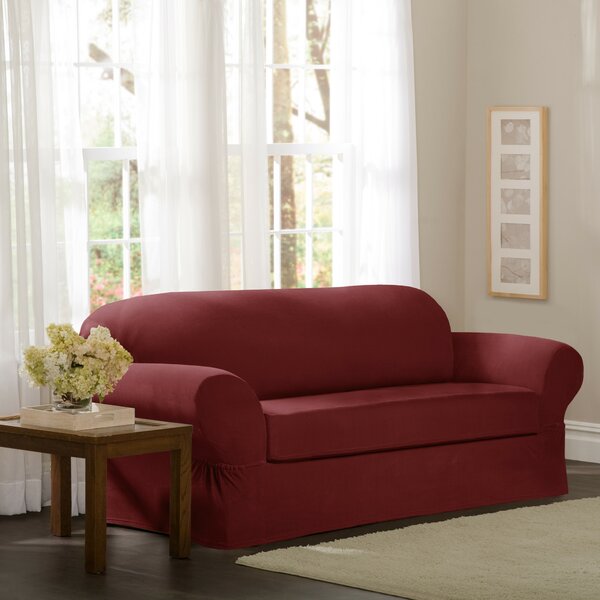 Separate Seat Box Cushion Loveseat Slipcover By Red Barrel Studio
