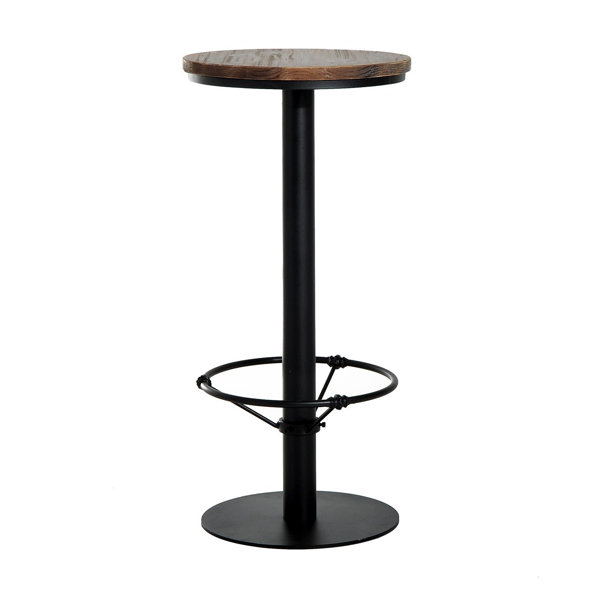 Liesel Bar Height Standing Pub Table With Wood Top By Williston Forge Wonderful