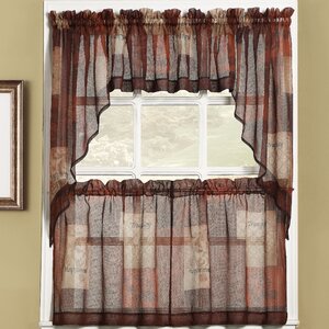 Eden Cafe Curtains (Set of 2)