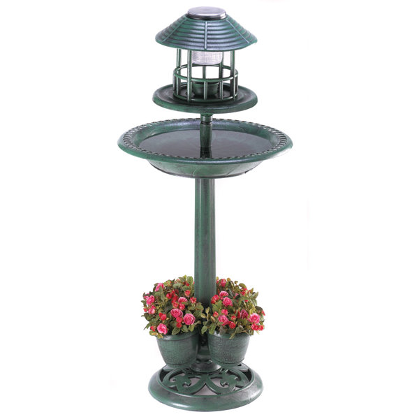 Lighted Birdbath Plant Stand by Zingz & Thingz| @ $60.00