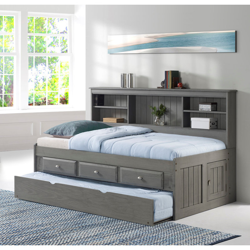 Daybed With Trundle And Bookcase - House Elements Design