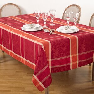 Pumpkin Plaid Tablecloth