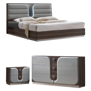 Anshul Modern Wood Platform Configurable Bedroom Set by Orren Ellis