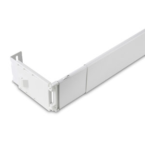 Wide Pocket Single Curtain Rod and Hardware Set