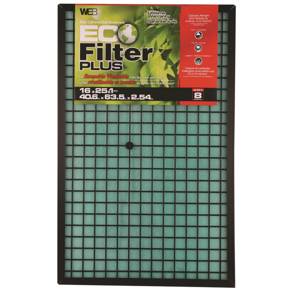 Plus Permanent Electrostatic Air Filter by WEB Products