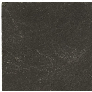 Slate 16 X Field Tile In Midnight Black Slate 16 X Field Tile In Midnight Black