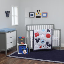 mickey mouse crib bumper