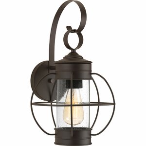 Nayeli 1-Light Metal Wall Lantern