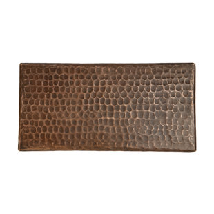 Oil Rubbed Bronze Tile Trim Wayfair 4 X 8 Hammered Copper Tile In Oil Rubbed Bronze Set Of