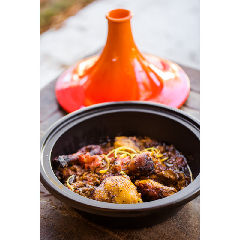 Le Creuset Enameled Cast Iron 2.5 Qt. Moroccan Round Tagine & Reviews Wayfair
