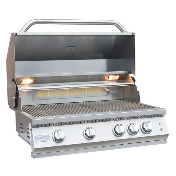 Professional BBQ 4-Burner Built-In Convertible Gas Grill by Kokomo Grills