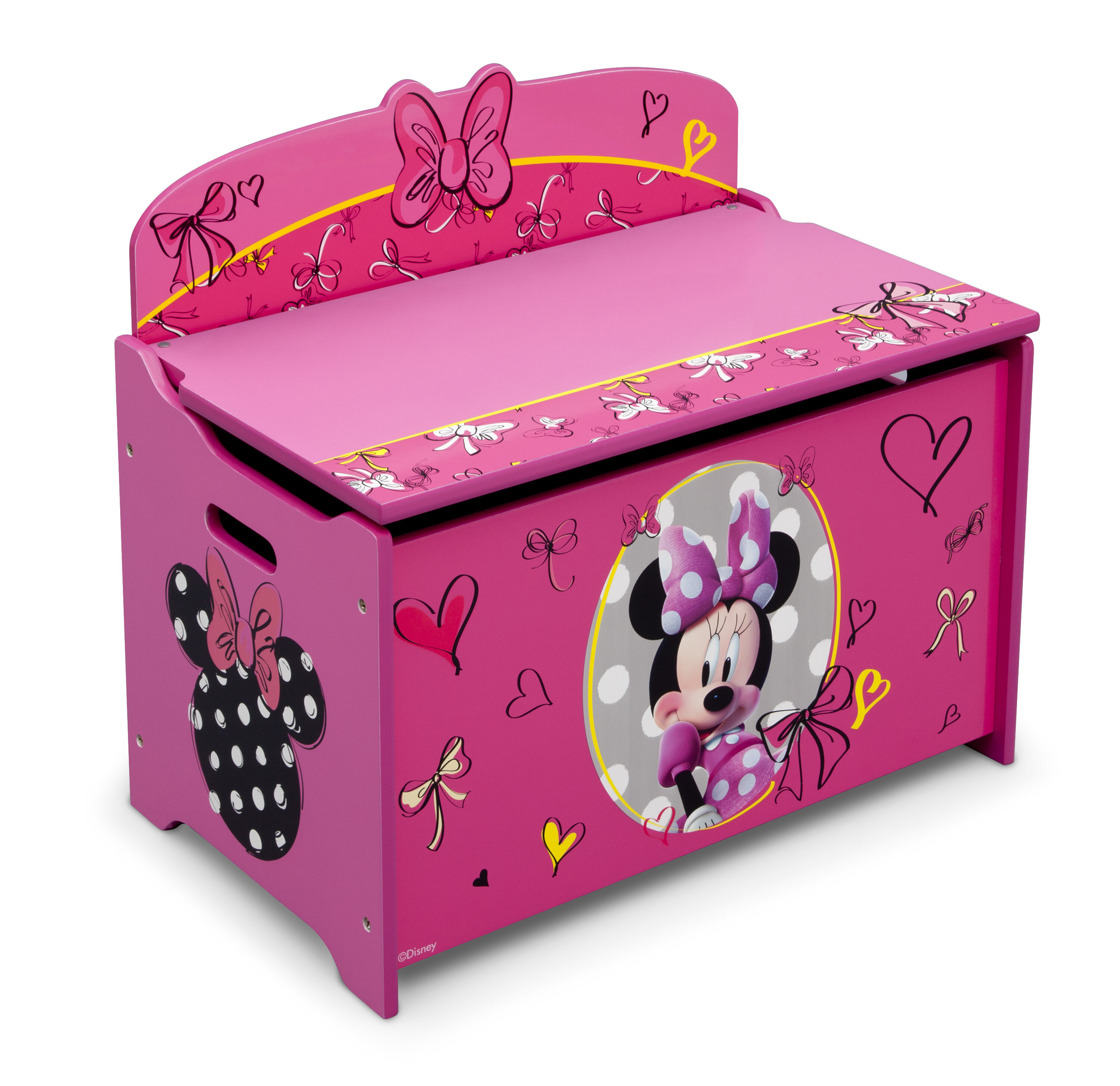 disney princess toy box bench