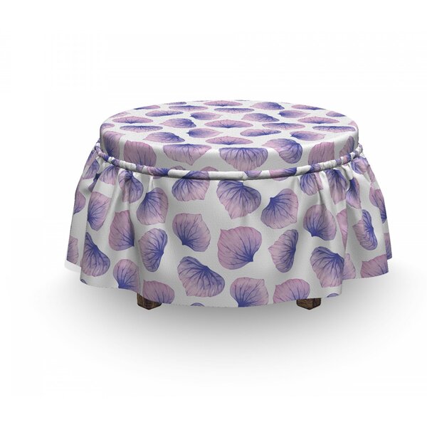 Blended Petal Ottoman Slipcover (Set Of 2) By East Urban Home