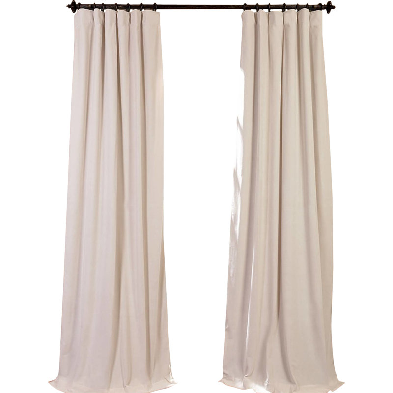 Blackout Thermal curtains - from Wayfair Blackout Thermal Rod Pocket Single Curtain Panel