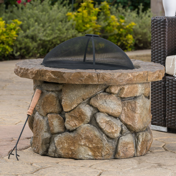 Wilmot Concrete Wood Burning Fire Pit by Darby Home Co