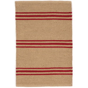 Lexington Hand Woven Red/Beige Indoor/Outdoor Area Rug