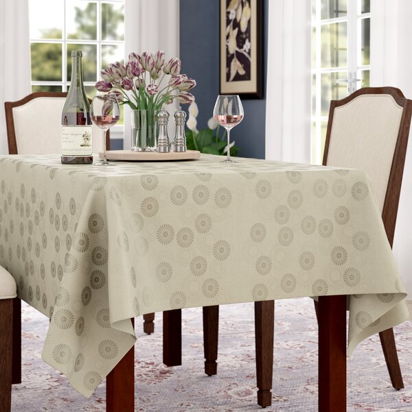 Langlie Rectangular Jacquard Tablecloth by Darby Home Co