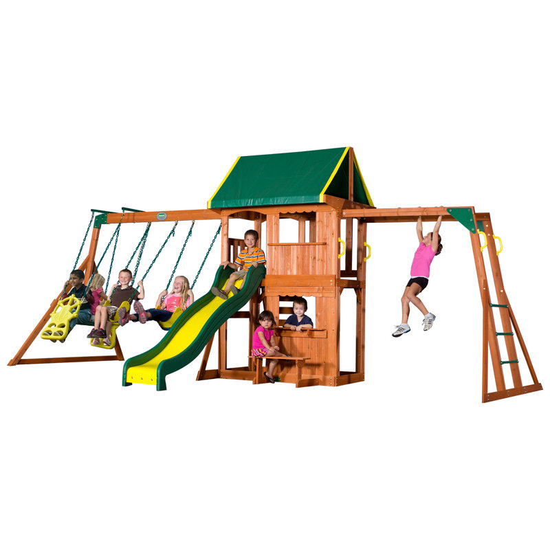 Backyard Discovery Prairie Ridge All Swing Set Reviews Wayfair