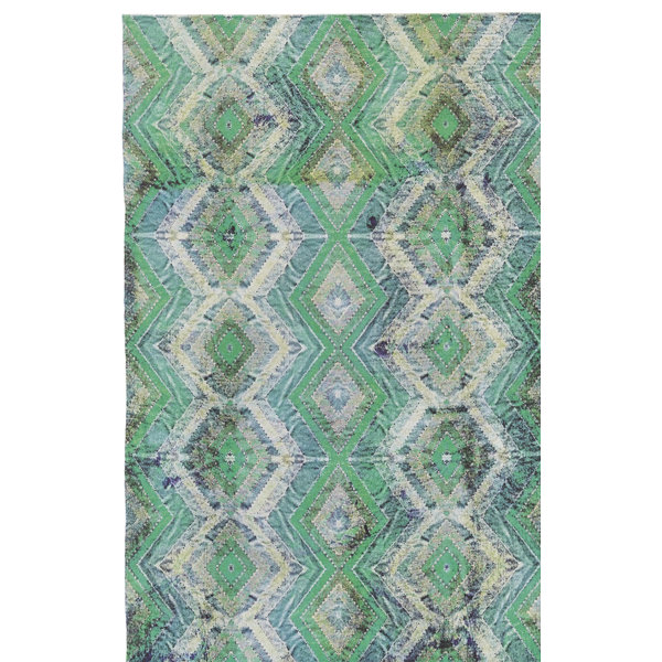 Arla Hand Woven Bonsai Indoor/Outdoor Area Rug by Bungalow Rose