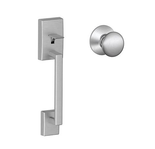 FE Series Century Lower Half Handleset with Plymouth Knob by Schlage