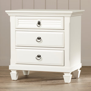 Centreville 3 Drawer Nightstand by Highland Dunes