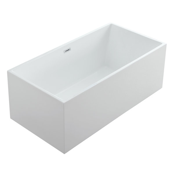 Aphrodite 67 x 30 Freestanding Soaking Bathtub by Eisen Home