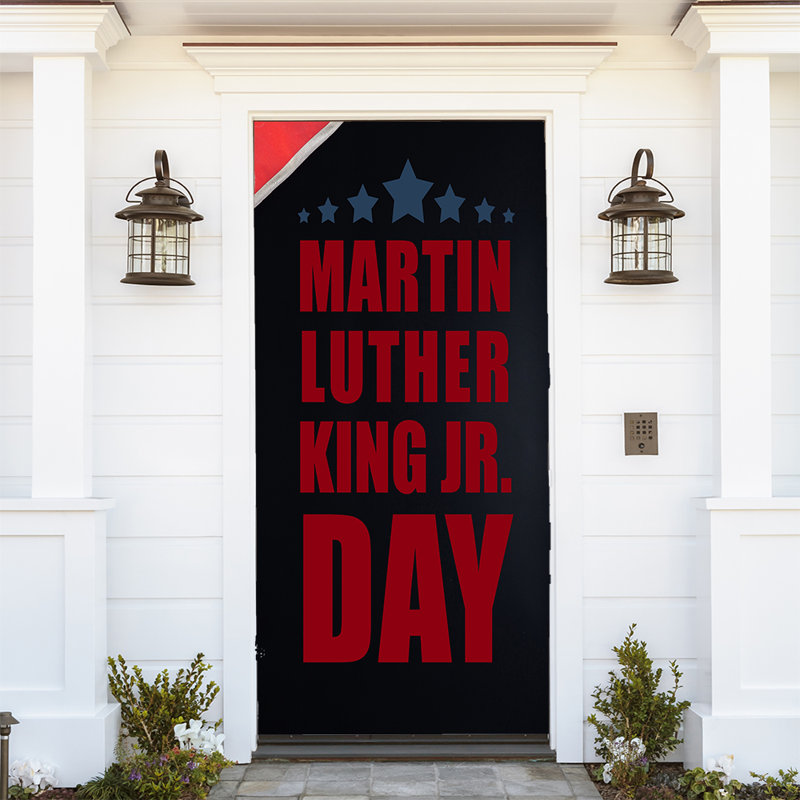 The Holiday Aisle Martin Luther King Jr Day Door Mural Wayfair
