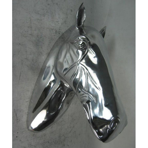 Aluminium Horse Head Wall Décor Happy Larry