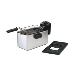 Gourmet 3.5 Liter Stainless Steel Immersion Deep Fryer