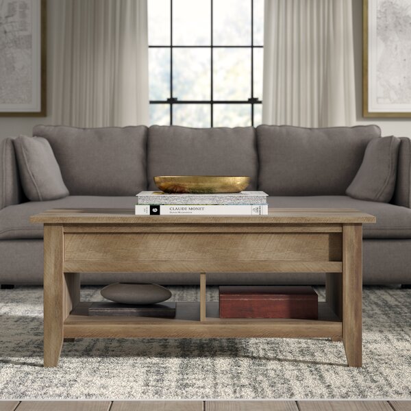 Riddleville Lift Top Coffee Table With Storage By Greyleigh