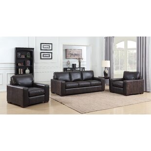Priscila Genuine Leather Living Room Set by 17 Stories
