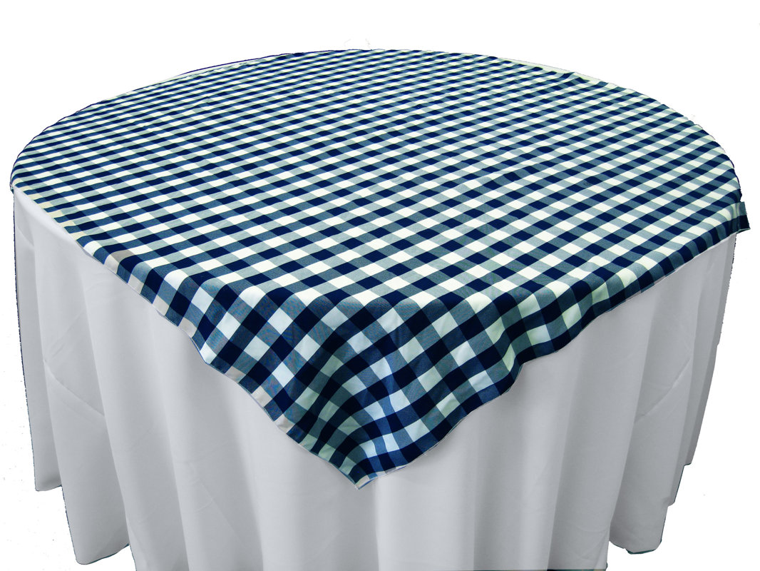 LA Linen Polyester Gingham Checkered Square Tablecloth & Reviews Wayfair