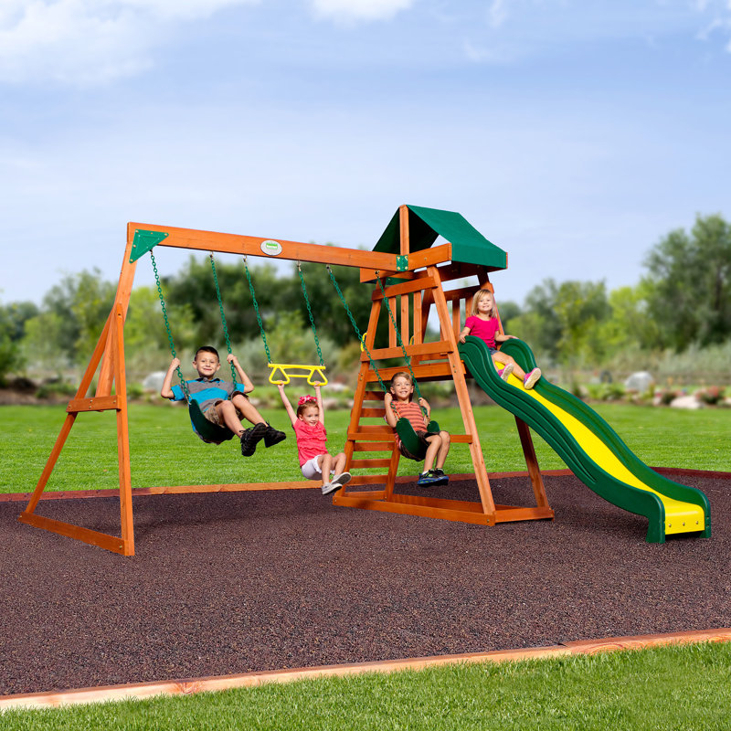 Backyard Discovery Prescott Swing Set Reviews Wayfair