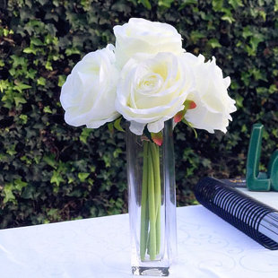 Fake Flower Arrangements Wayfair Artificial Flower Bouquet Rose Fl Arrangement