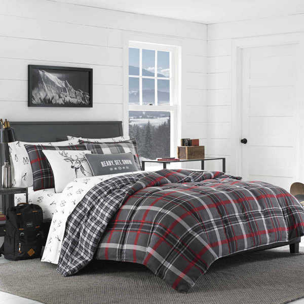 Red And Gray Bedding Wayfair