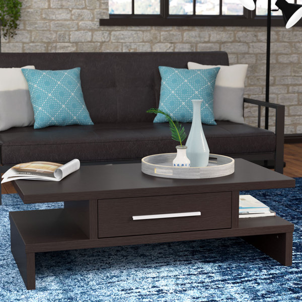 Wylie Rectangular 1 Drawer Coffee Table by Zipcode