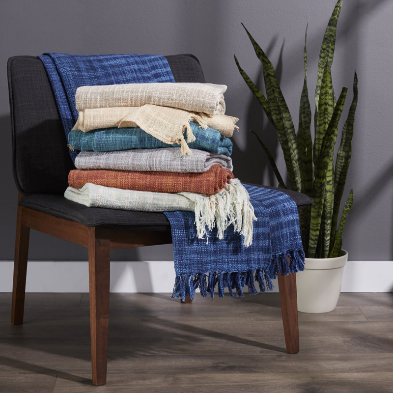 Langley Street Carclunty Cotton Throw Blanket & Reviews Wayfair