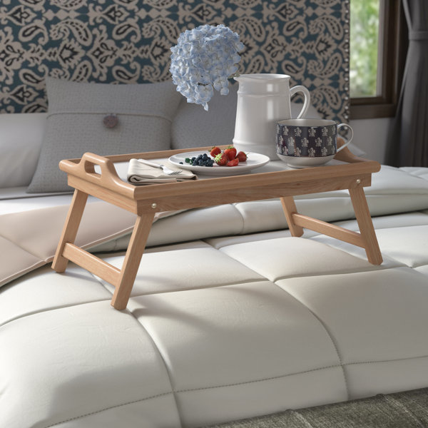 Annapolis Breakfast Tray with Handles and Foldable Legs by Andover Mills| @ $32.99
