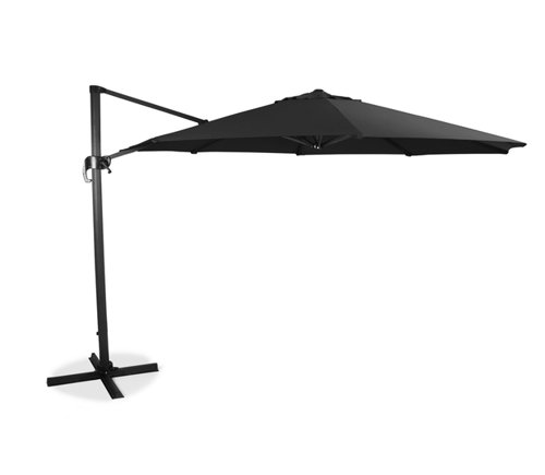 3.5m Cantilever Parasol Freeport Park Fabric Colour: Black