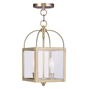 Brundidge Convertible 2-Light Foyer Pendant