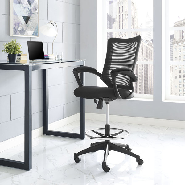 Project Mid-Back Mesh Drafting Chair by Modway