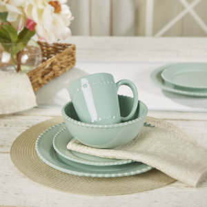 Milford 16 Piece Dinnerware Set, Service for 4