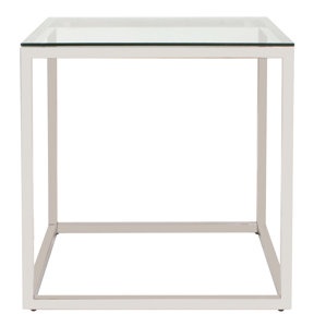 Rossi Square Stainless Steel End Table by Brayden Studio